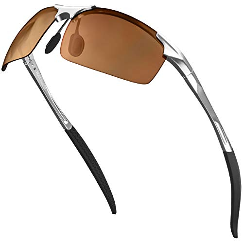 Balinco® Sport Sonnenbrille mit Aluminium-Rahmen, UV-Schutz & polarisierten TAC-Linsen - ideal für den Radsport geeignet - im praktischen Zubehör-Set inkl. Geschenkbox