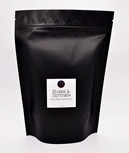 Lime, Basil & Mandarin Scented Shake & Sprinkle. Strong Carpet Freshener. 500g | Vegan Friendly | Cruelty Free | Handmade In UK | Highly Scented | Carpet Cleaner