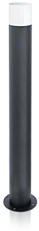 LED Universum Wegeleuchte Höhe 80cm rund anthrazit IP44 inklusive Leuchtmittel E27 austauschbar | Gartenlampe Pollerleuchte Außenstehleuchte Sockelleuchte Wegbeleuchtung Terrasse