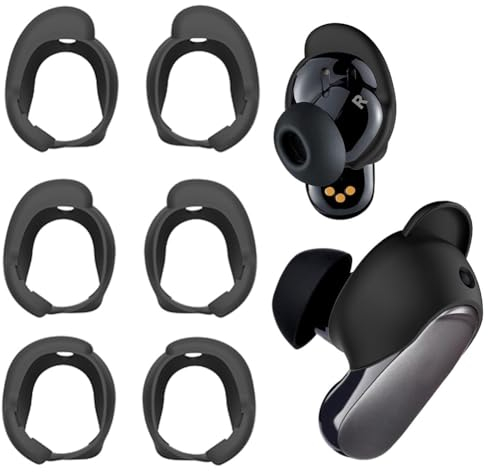 BLOOOK Almohadillas para los oídos compatibles con Bose QuietComfort Earbuds II y Bose QuietComfort Ultra Earbuds Tapones para los oídos, accesorios compatibles con Bose QC Earbuds 2 II Cubiertas