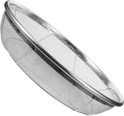 Toyvian Tamis à Terre Acier Inoxydable Tamis à Mailles pour Sol De Jardin Outil De Tamisage pour Pierres Et Sable