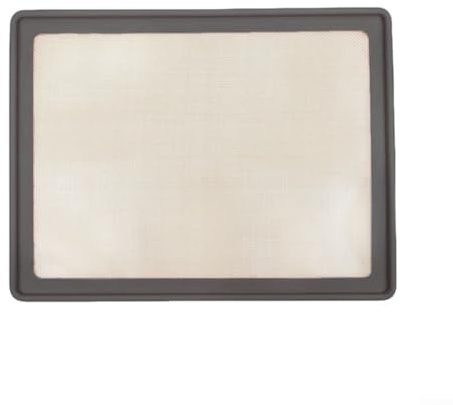 Jonikuper Tapete de silicona para hornear con marco de metal, bandeja de cocina antiadherente, resistente a altas temperaturas, apto para lavavajillas, bandejas reutilizables para hornear (negro)