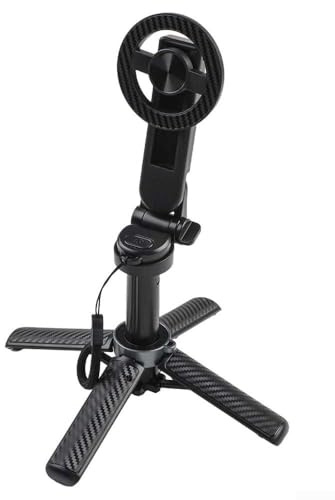 Selfiestativ, 4-i-1-stativ med 360° rotation fjärrkontroll, bärbart selfie kolfiber magnetiskt stativ