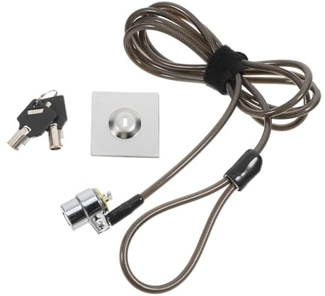 ULTECHNOVO Candado para Portátil Bloqueo de Seguridad con Cable Antirrobo 1.9 M para Oficina y Dormitorio