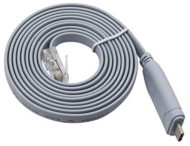 QiCheng&LYS USB Console Kabel mit FTDI Chip, USB zu RJ45 Console Kabel für Router/Windows 7,8 / Switches (USB-C 3m)