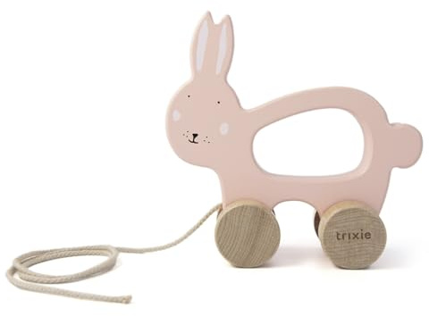 Jouet à tirer en bois Mrs. Rabbit - Trixie