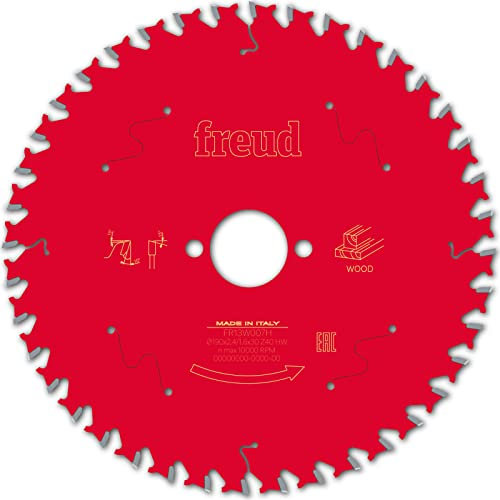 Freud FR13W007H Hoja de sierra circular para madera 190 x 30 mm x 40 T