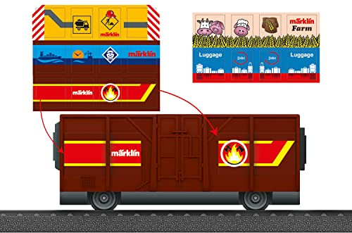 Märklin My world 44143 - Offener Güterwagen mit Stickerbogen