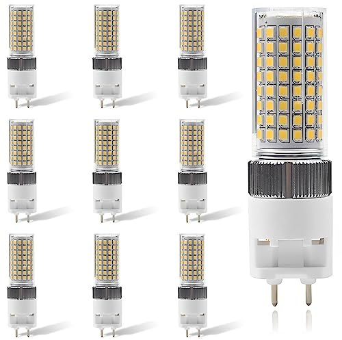 TPMAFF G12 Bombilla LED 16 W 1600 lúmenes Fuente de luz G12 Regulable G12 Bi-Pin Base LED Bombilla de maíz (Equivalente a halógeno de 160 W), Brillo Ajustable 10% -100% (Paquete de 10)
