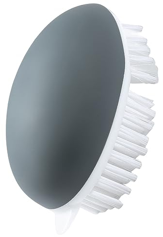 HTU Household Fruit and Vegetable Brush Multi-function Vegetable Cleaning Brush with Dots Remover Flexible&Hard Bristles Kitchen Accessories