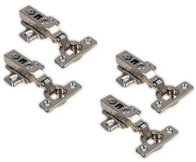 IHC 4 Stück 26mm Eckanschlag Topfband mit hydraulisch Dämpfer Scharnier Topfscharniere Topfbänder