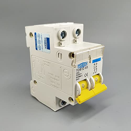 HFGDRH Disjoncteur Différentiel, 2p DC 600V Disjoncteur Mcb c Fusible à Courant Direct à la pôle de Courbe for PV(2P 25A)
