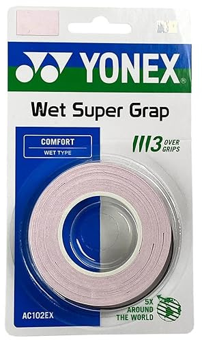 YONEX overgrip Wet Super GRAP (3) Mist Pink