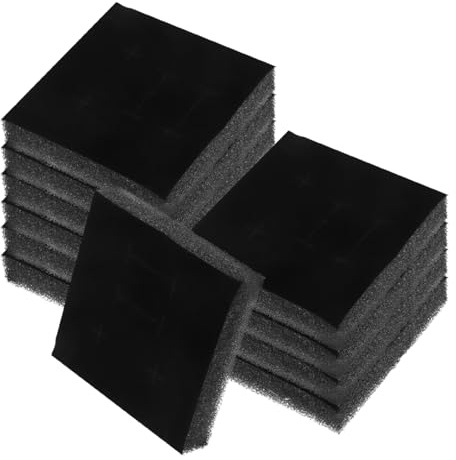OUNONA 20 Pack Jewelry Box Sponge Liners Ring Holder Cushions Insert for Jewellery Box Jewellery Foam Inserts 1.77 X 1.77 X 0.59 in for Rings Earrings Necklaces Display and Storage