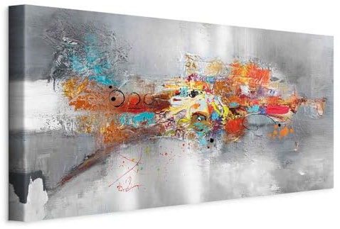 murando - Quadro Fonoassorbente Colorato 120x60 cm 1 Pezzo - Canvas - Quadri Acustici XXL Grandi - Pannelli Fonoassorbenti Decorativi - Decorazione da Parete Soggiorno - Astratti a-A-0415-b-a
