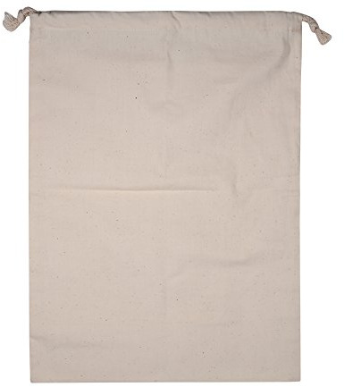 Fydun Arnés de algodón y lino con cordón Bolsillo ar Liso Algodón Cordón de almacenamiento Saco de lavandería Bolsa de cosas(30 * 40cm)