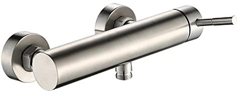 Rubinetto Doccia, Rubinetti Vasca in Acciaio Inox 304, Miscelatore Acqua Calda E Fredda A Parete Rubinetto, Bagno Nascosto Rubinetti con Apertura Laterale Monofunzione, Spazzolato