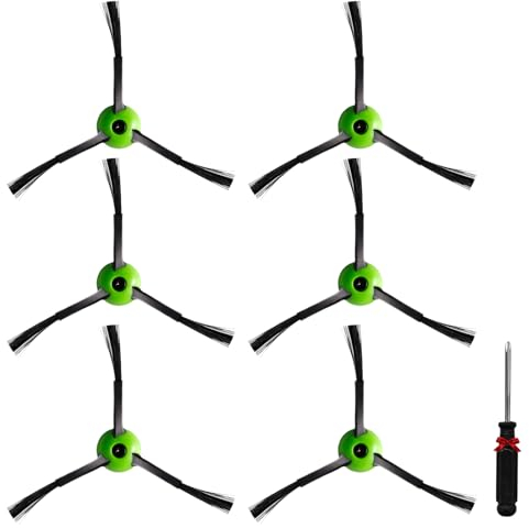Fixbetter 6 Stück Ersatz-Seitenbürsten für iRobot Roomba j5 j5+ j6 j6+ j7 j7+ j8 j8+ j9 j9+ i3 i4 i5 i5+ i6 i6+ i7 i7+ i8 i8+ e5 e6 5150 6198 7150 7550 j & i & e Serie Staubsaugerzubehör