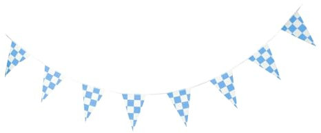 POPETPOP Racing Decorative Flags Checkered Triangle Flags for Race Track Birthday Party Decorations