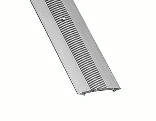Carpet Cover Strip Threshold Trim Strip Metal Door Bar - Durable and Stylish Doorway Aluminum Plate Adjustable Carpet to Laminate Strip Silver 900mm and 2700mm (900mm)