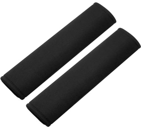 Alaoo 2 Pcs Car Seat Belt Pads, Seatbelt Pillow for Children Strap Protection Pram Strap Covers Head and Neck Support Seatbelt Pad Universal Harness Pads for Kids and Adults（Ice Silk Style）