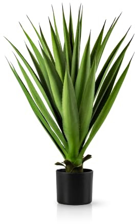 PASCH® Konstgjorda växter stora | konstgjorda växter stora | stora konstgjorda växter i kruka (Agave (75 cm))