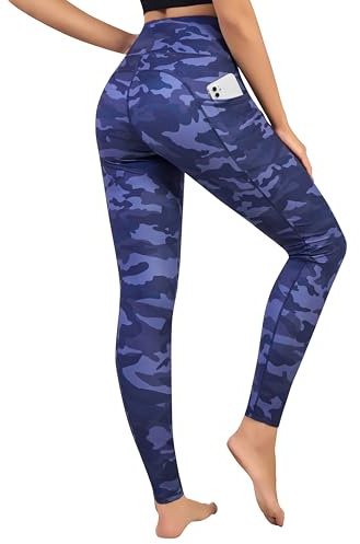 Love My Fashions® Leggings for Women UK Tummy Control High Waist Gym Leggings with Pockets Camouflage & Leopard Print Ladies Tights Buttery Soft Stretchy Yoga Pants