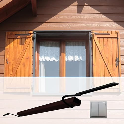 Slid'Up MW100 Elektrische Fensterläden schwarz für 2 Flügel, bis 150 cm