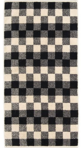 Cawö Handtücher Natural Karo 6217 Natur-schwarz - 39