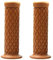 CGEAMDY 2 Pièces Poignée De Guidon Moto, Poignées Moto Universelles Poignées De Guidon Antidérapant en Caoutchouc, Moto Poignées Souple Caoutchouc pour Scooter Quad Cruiser Off Road(Marron-Clair)