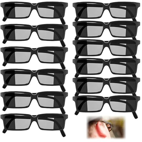 Forhandy Agent Brille 12 Stück, Rückansicht Detektiv Brille Party Brillen, Geheimagent Sonnenbrille, Party Sonnenbrillen für Detektiv Geburtstag, Sonnenbrille Party für Detektiv Kinder