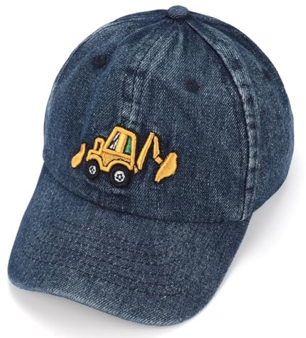 Kashyke Trucker Cap Kinder Jungen Kappe Junge Basecap Jungs Traktor Caps Kleinkinder Sommer Trucker-Cap Bagger Feuerwehrauto Cap Kids Mädchen Baseballcap Cappy Sommerhut ab 2 3 4 5 6 Jahre