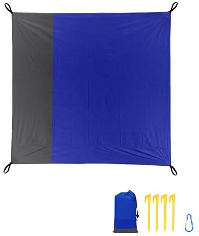 Ideal Swan Waterproof Camping Tarp, Portable Tent Carpet, Multipurpose Ground Sheet for Camping, Universal Tent Groundsheet for Outdoor Garden Beach Picnic Mat - Storage bag Included