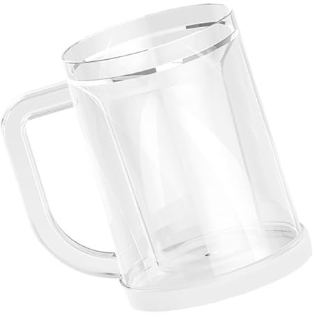 Alipis Taza de Cerveza de Plástico para Congelador Vaso de Bebidas para Fiestas Mantiene las Bebidas Frías Transpirable y Elegante