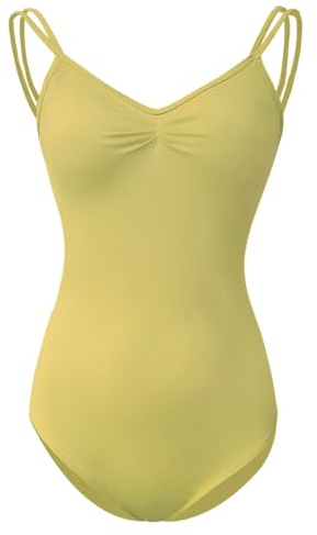 ROYAL SMEELA Maillot de Ballet para Mujer - Body del Danza con Tirantes - Traje y Baile Adulto - Elegante Leotardo sin Espalda Bailarina