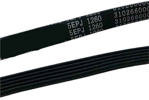 YHNNH Adecuado For TCL, Compatible con La Correa del Motor De La Lavadora De Tambor 5PJ1260, 5EPJ1260, V12527, Correa Transportadora 3102660001