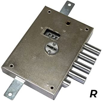 Cerraduras ATRA DIERRE para puertas blindadas triple de doble mapa llave y manilla 60 mm SER6111 derecha