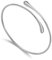 Philip Jones Versilberter Armreif in Tropfenform