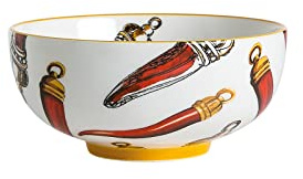 Livellara Milano Coppa Piccola 380 ml Porcellana, Colorata Diametro 12 cm Lavabile in Lavastoviglie Collezione: Good Luck