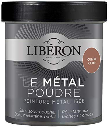 Libéron Peinture décorative Le Métal Poudré, Cuivre clair, 500 ML