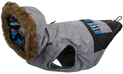 Greenhound SOS Hundemantel Gr. XS Rückenlänge 25 cm - warme Hundejacke aus pflegeleichtem und wasserabweisendem RPET Polyesterstoff