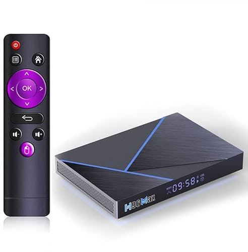 CHROX Android TV Box 12.0, 4GB RAM 64GB ROM RK3566 Quad-Core Cortex-A53 CPU Mali-G31 MP2 3D 4K/8K TV Box Support Wifi6 2.4Ghz/5.0Ghz Dual Band Wifi BT5.0 Set-Top Box,2gb+16gb