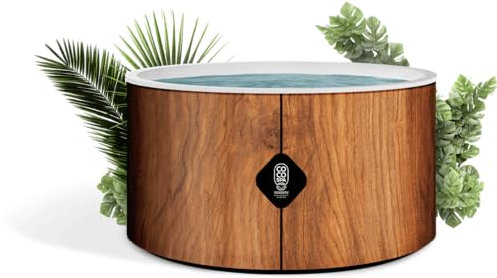 COCO SPA Tahiti Spa Gonfiabile - Diametro 150 cm - 800 litri - Motore 2240 W - 2-4 Persone - Massaggio 140 Jets