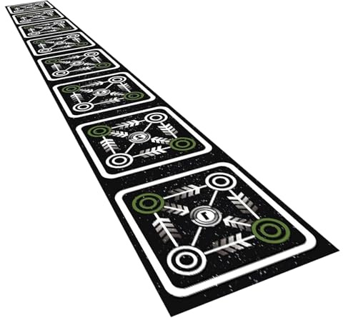 Generisch Agility Ladder - Échelle d'entraînement pour le travail des jambes - Antidérapante - Appareil d'entraînement pour la vitesse, l'endurance et la coordination