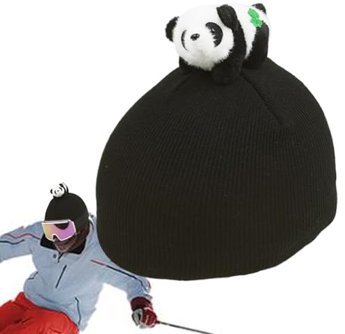 Custodia per casco da sci – copertura per caschi da sci a forma di animale, coperture per moto calde e spesse, accessorio per caschi invernali per la protezione 'equitazione di sport