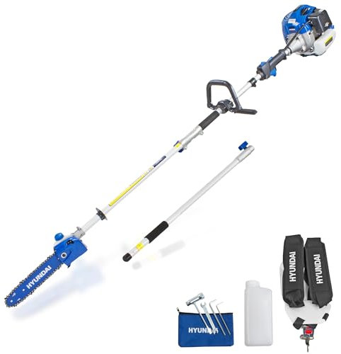 Hyundai HYPS5200X Sierra de poste de gasolina de largo alcance/podadora/motosierra