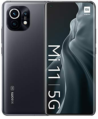 Xiaomi Mi 11 5G - Snapdragon 888, 6,81” WQHD+ AMOLED DotDisplay, 108MP Triple Camera, 50W Wireless Charging, Harman Kardon, 8GB+128GB, 4600mAh, Midnight Gray(UK Version+2 Year Xiaomi Warranty)