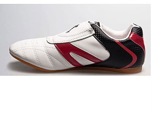 Taekwondo Skor, Lätta Skor Boxning Kung Fu TaiChi Kampsport Sneaker För Taekwondo, Boxning, Kung Fu Och Taichi (Color : White, Size : 40 EU)