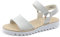 Paul Green Damen, Frauen Sandaletten,Sommersandalen,bequem,flach,Sommerschuhe,Freizeitschuhe,offene Schuhe,Strandschuhe,Weiß (JA),41 EU / 7.5 UK