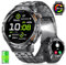 Smart Watch for Men Elegant with 600mAh 30 Days Standby Battery LED Flashlight Answer/Make Call 1.43 AMOLED Screen Heart Rate/Blood Pressure Tactical Man's Smartwatch 5ATM Waterproof for Android iOS